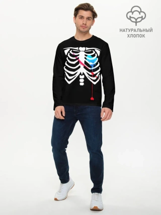 Мужской лонгслив базовый / UNDERTALE | АНДЕРТЕЙЛ | САНС