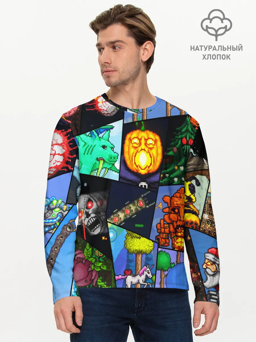 Мужской лонгслив базовый / Terraria allpic