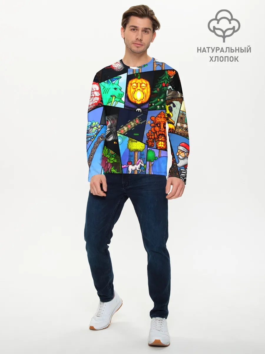 Мужской лонгслив базовый / Terraria allpic