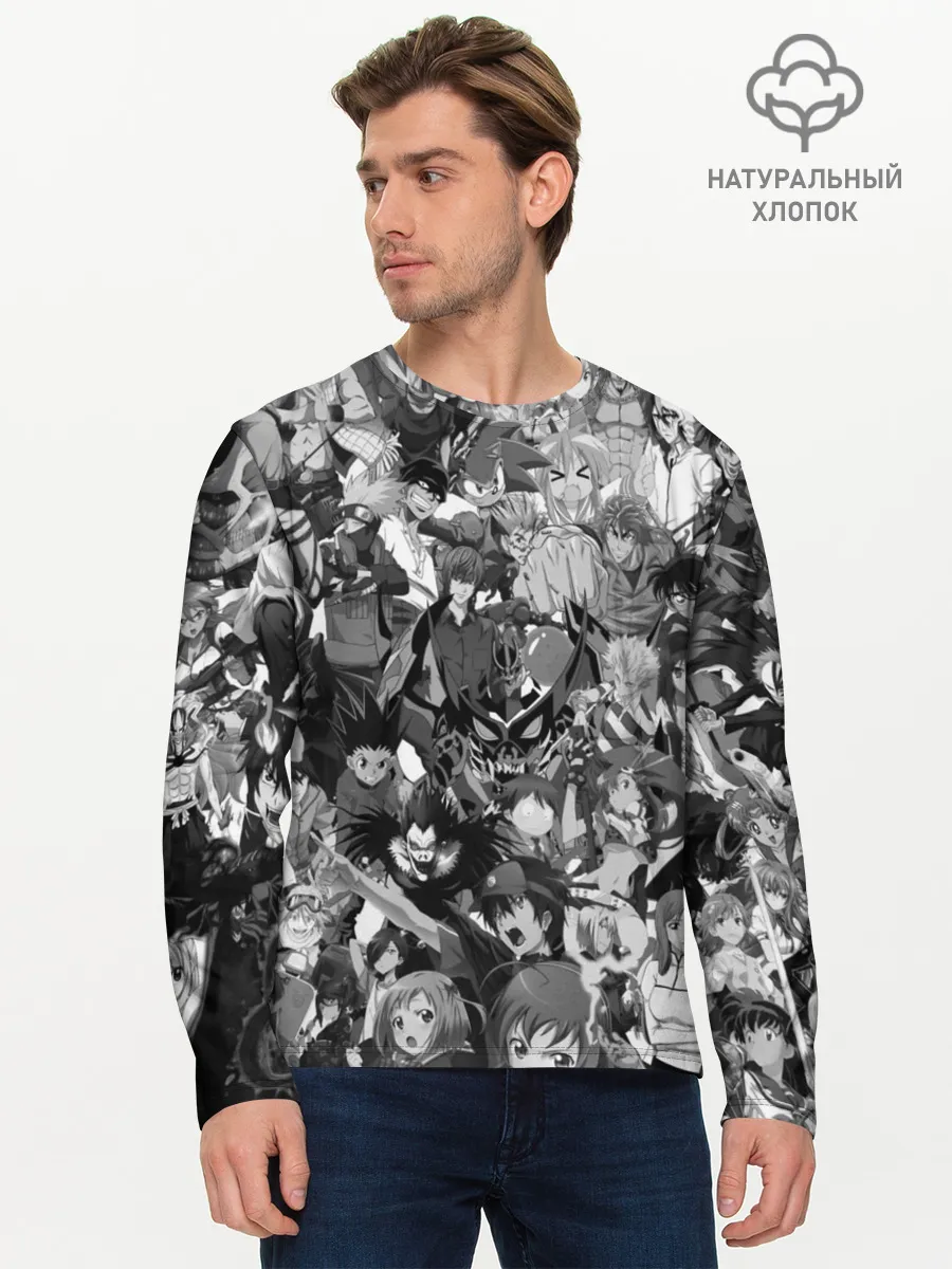 Мужской лонгслив базовый / ANIME HEROES