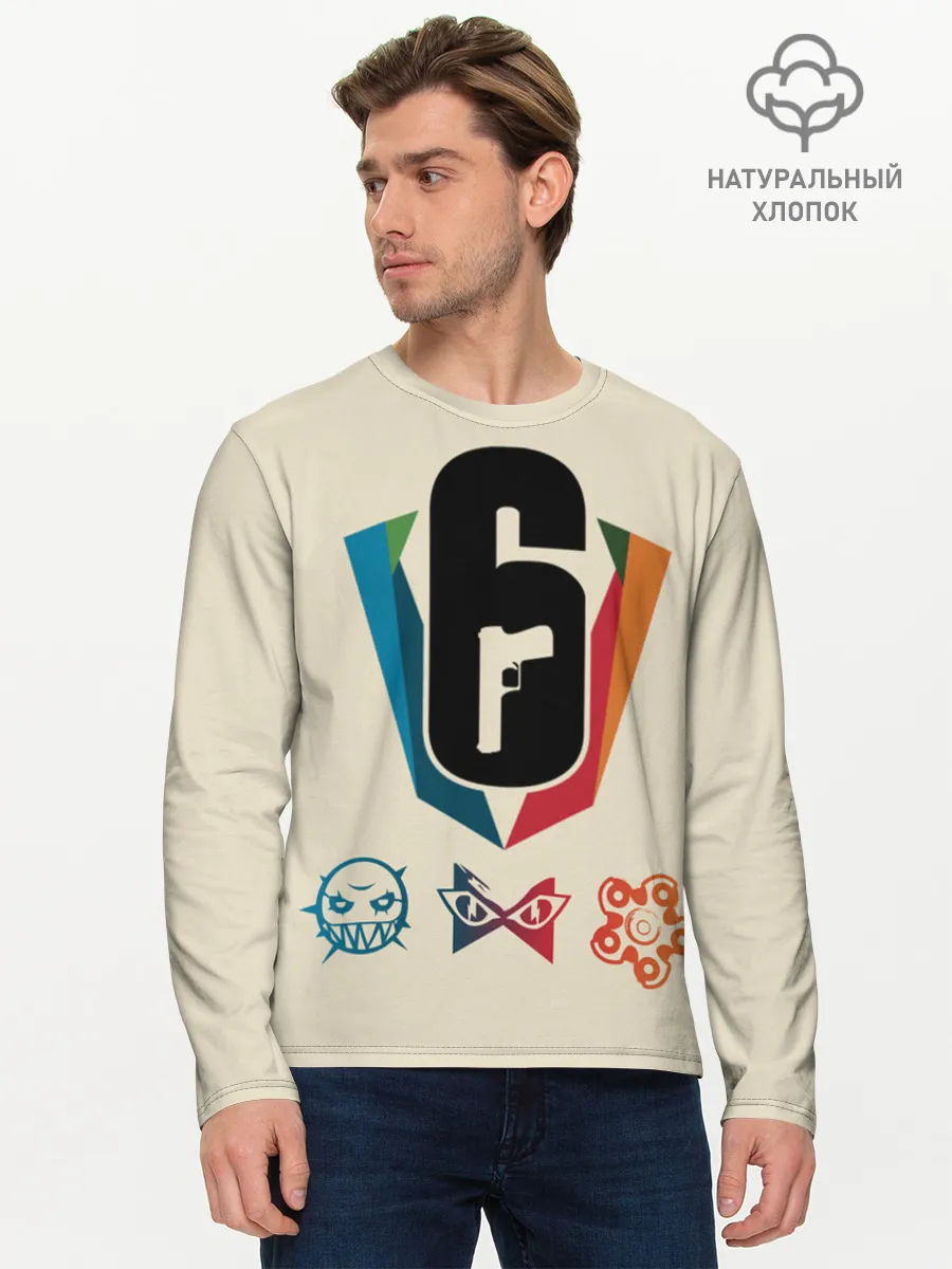 Мужской лонгслив базовый / Rainbow Six Siege