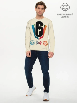 Мужской лонгслив базовый / Rainbow Six Siege