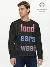 Мужской лонгслив базовый / Blood Tears Sweat