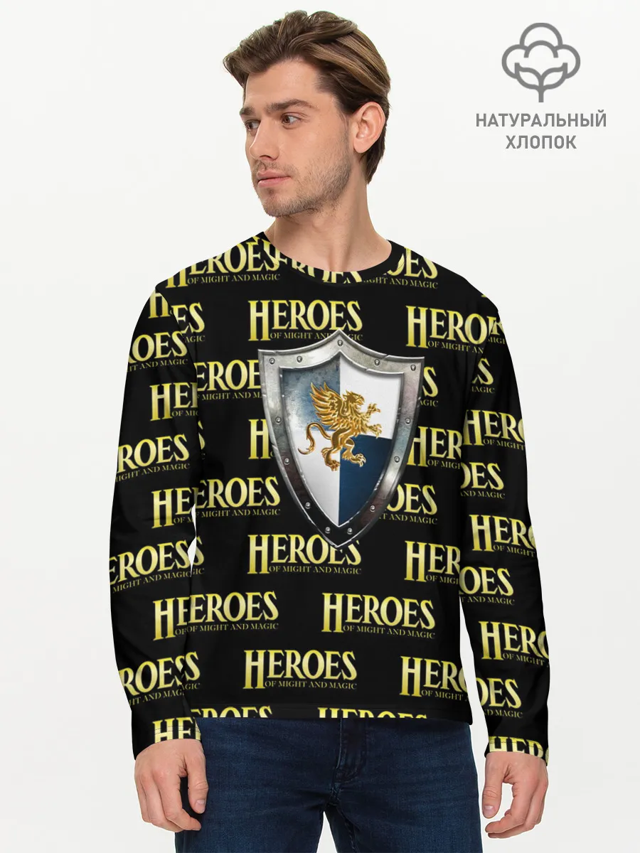 Мужской лонгслив базовый / Heroes of Might and Magic
