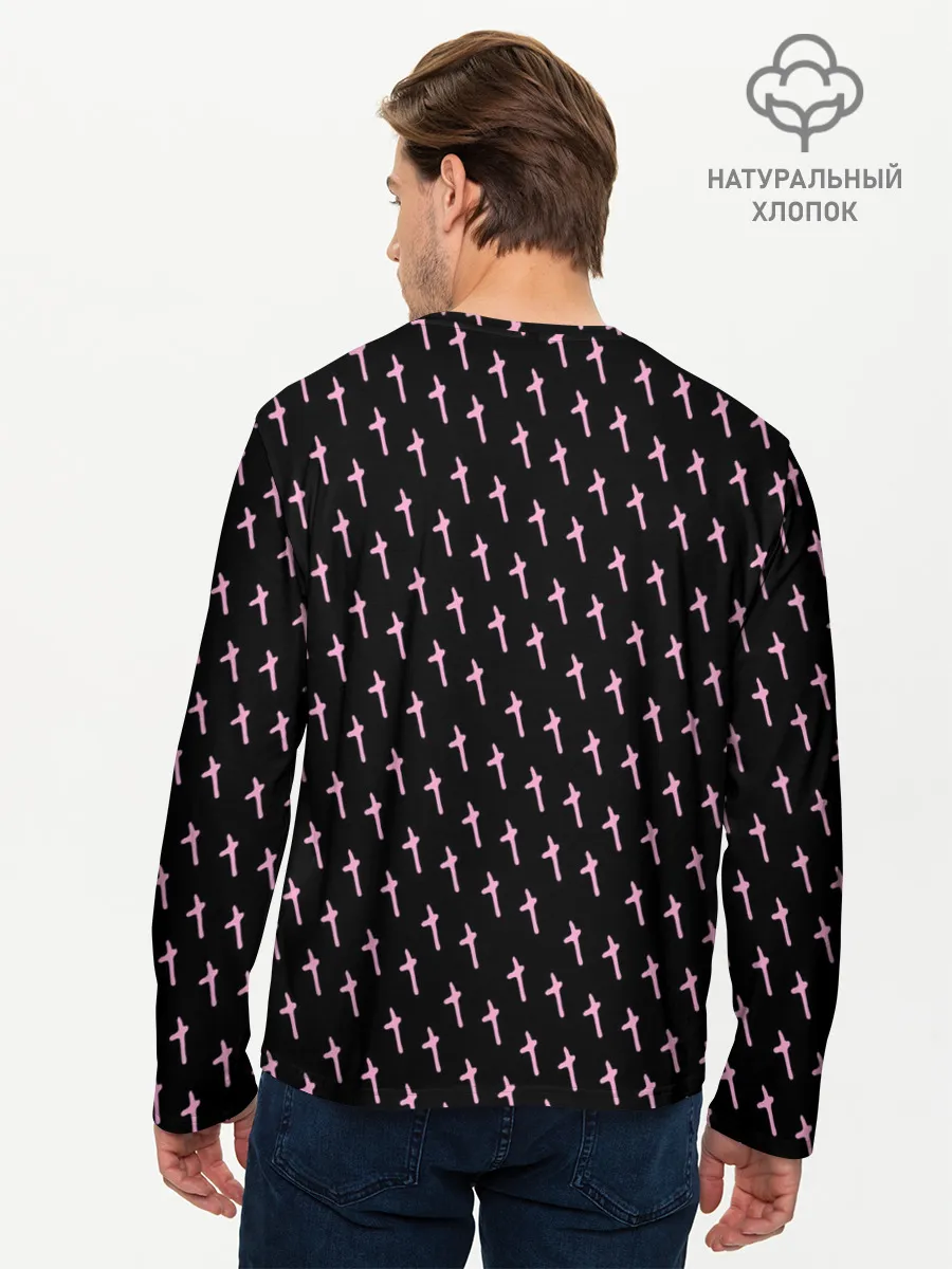 Мужской лонгслив базовый / LiL PEEP Pattern