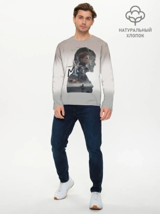 Мужской лонгслив базовый / Death Stranding