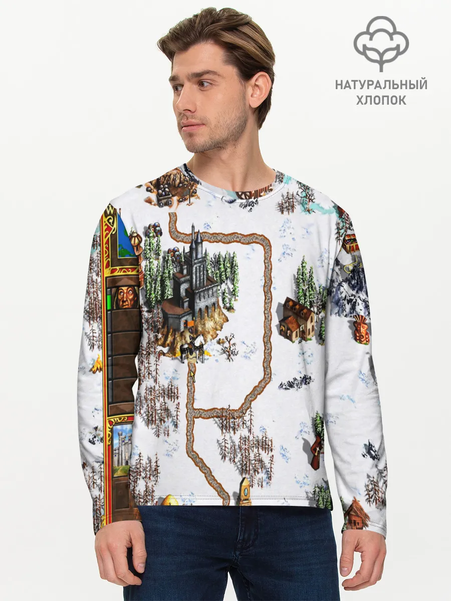 Мужской лонгслив базовый / Heroes of Might and Magic