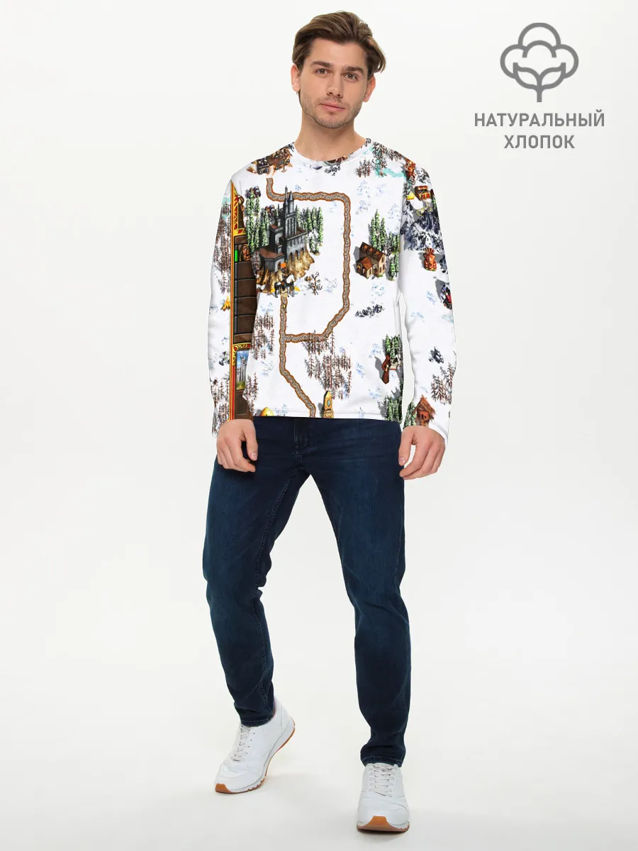 Мужской лонгслив базовый / Heroes of Might and Magic