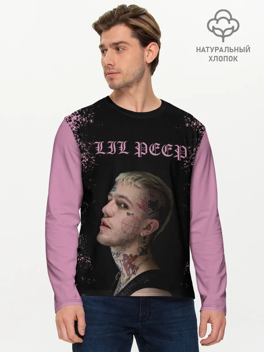 Мужской лонгслив базовый / LiL PEEP