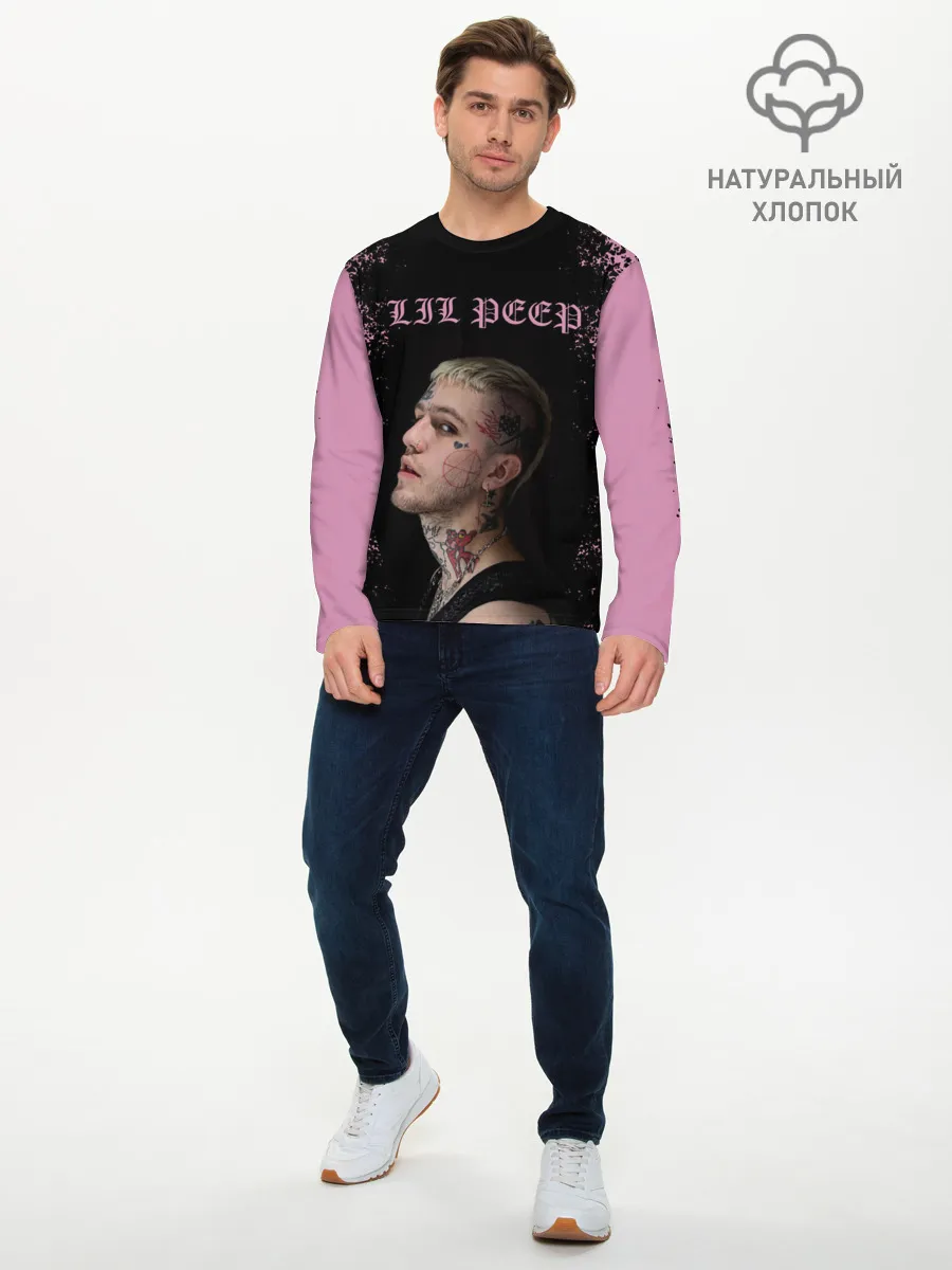 Мужской лонгслив базовый / LiL PEEP