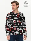 Мужской лонгслив базовый / MICHAEL JORDAN LOGOBOMBING