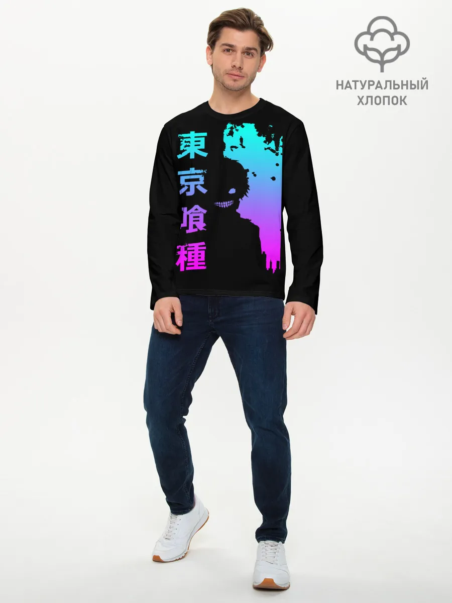 Мужской лонгслив базовый / Tokyo Ghoul