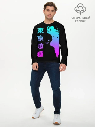 Мужской лонгслив базовый / Tokyo Ghoul