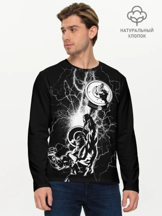 Мужской лонгслив базовый / Powerlifting