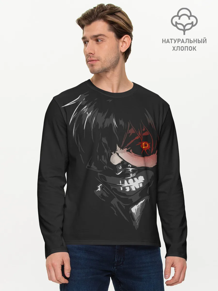 Мужской лонгслив базовый / Tokyo Ghoul
