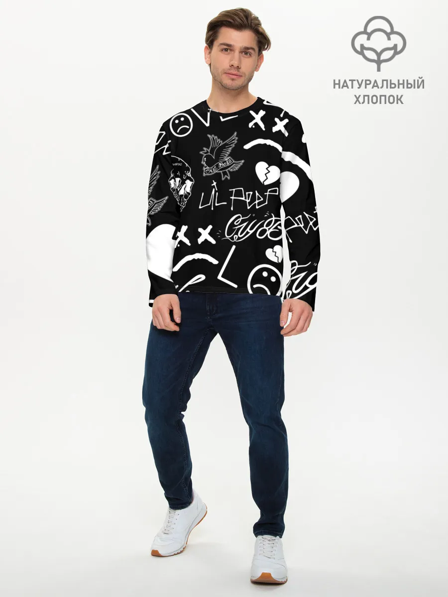 Мужской лонгслив базовый / Lil Peep