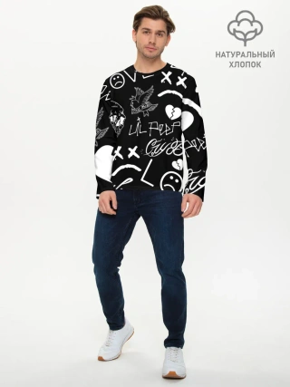 Мужской лонгслив базовый / Lil Peep