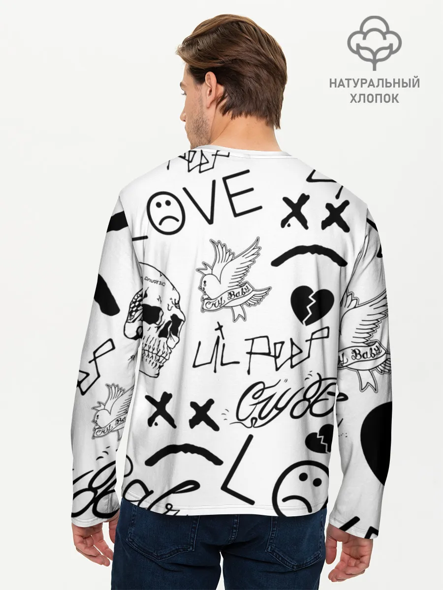 Мужской лонгслив базовый / Lil Peep