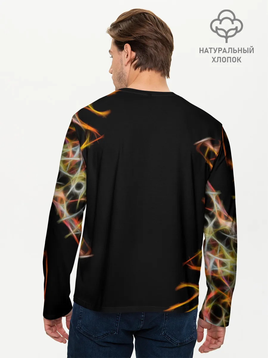 Мужской лонгслив базовый / Морское чудо
