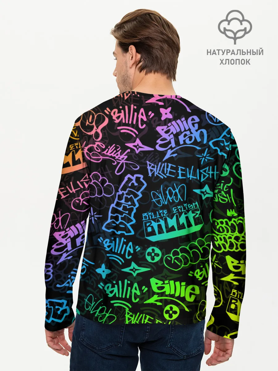Мужской лонгслив базовый / BILLIE EILISH | БИЛЛИ АЙЛИШ