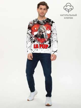 Мужской лонгслив базовый / Lil Peep