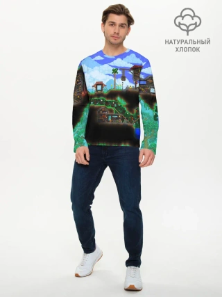 Мужской лонгслив базовый / TERRARIA EXCLUSIVE