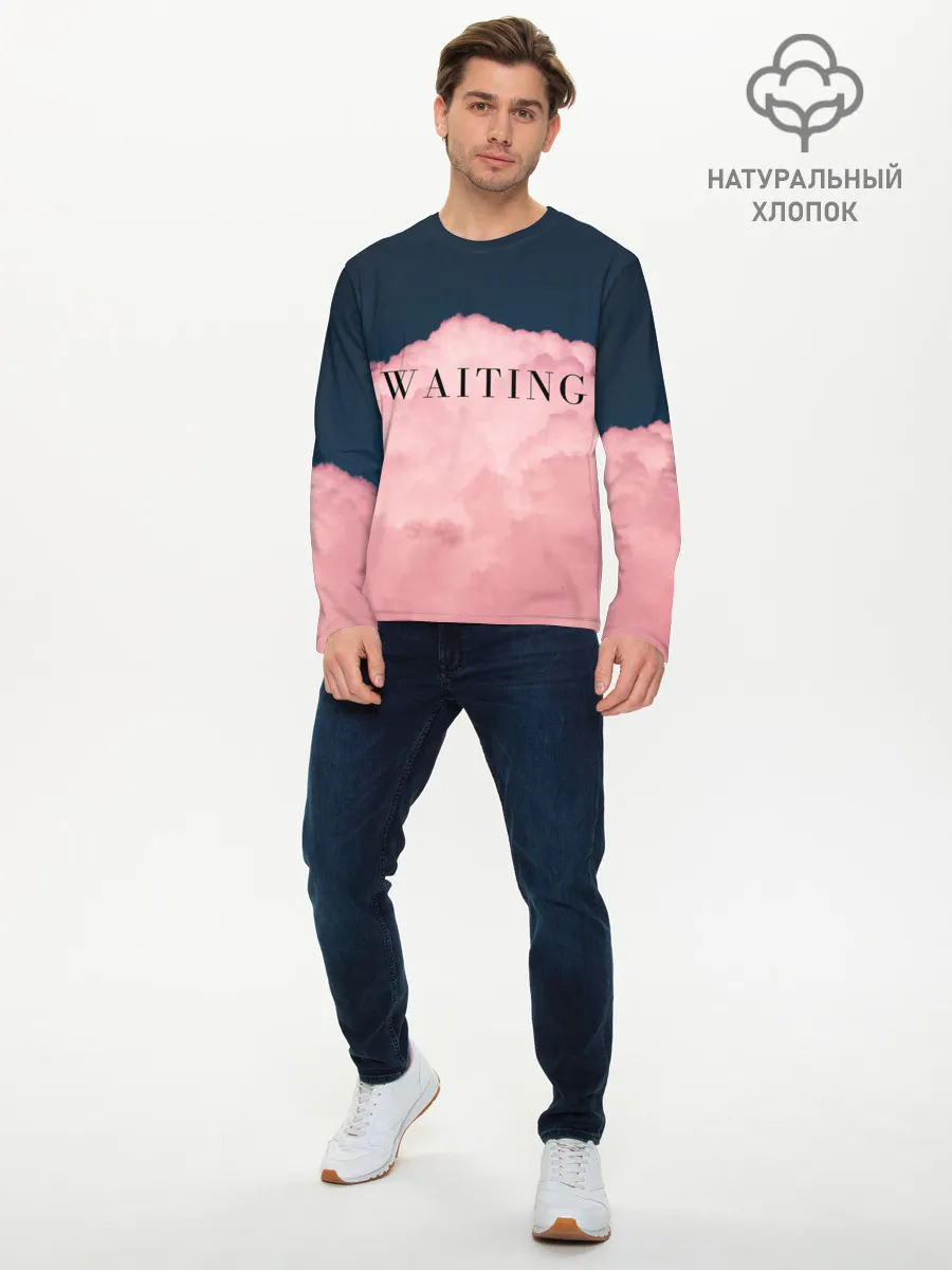 Мужской лонгслив базовый / WAITING