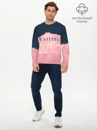 Мужской лонгслив базовый / WAITING