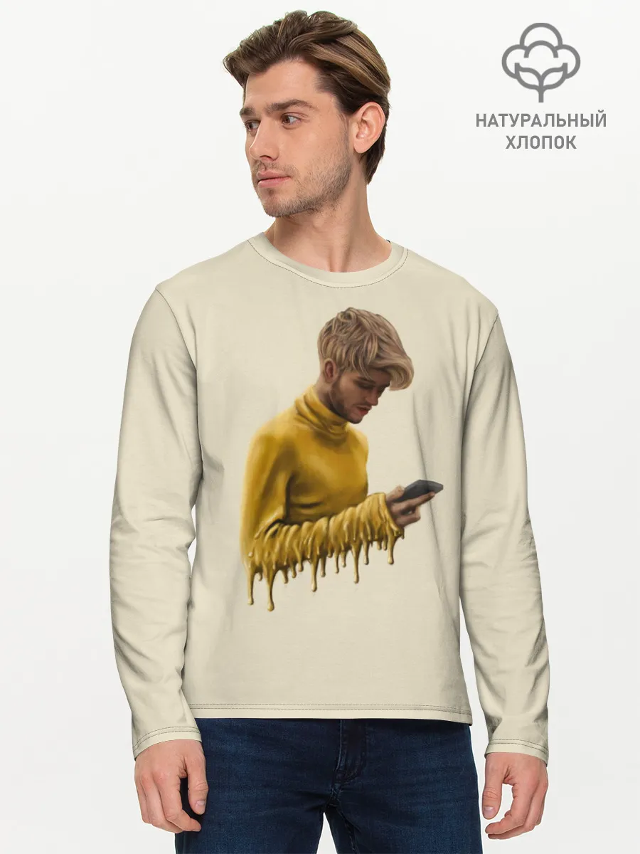 Мужской лонгслив базовый / Lil Peep