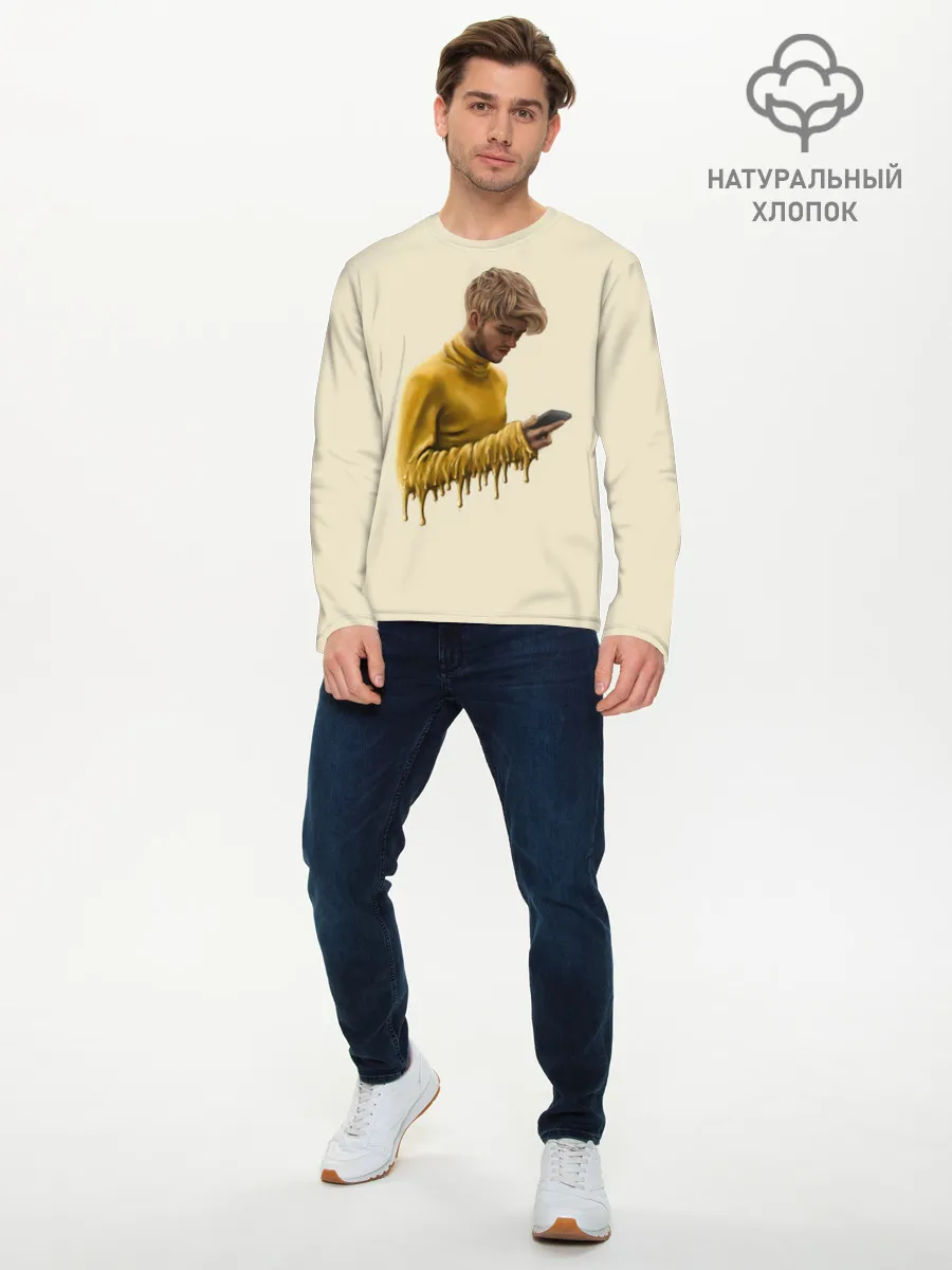 Мужской лонгслив базовый / Lil Peep