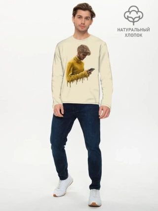 Мужской лонгслив базовый / Lil Peep