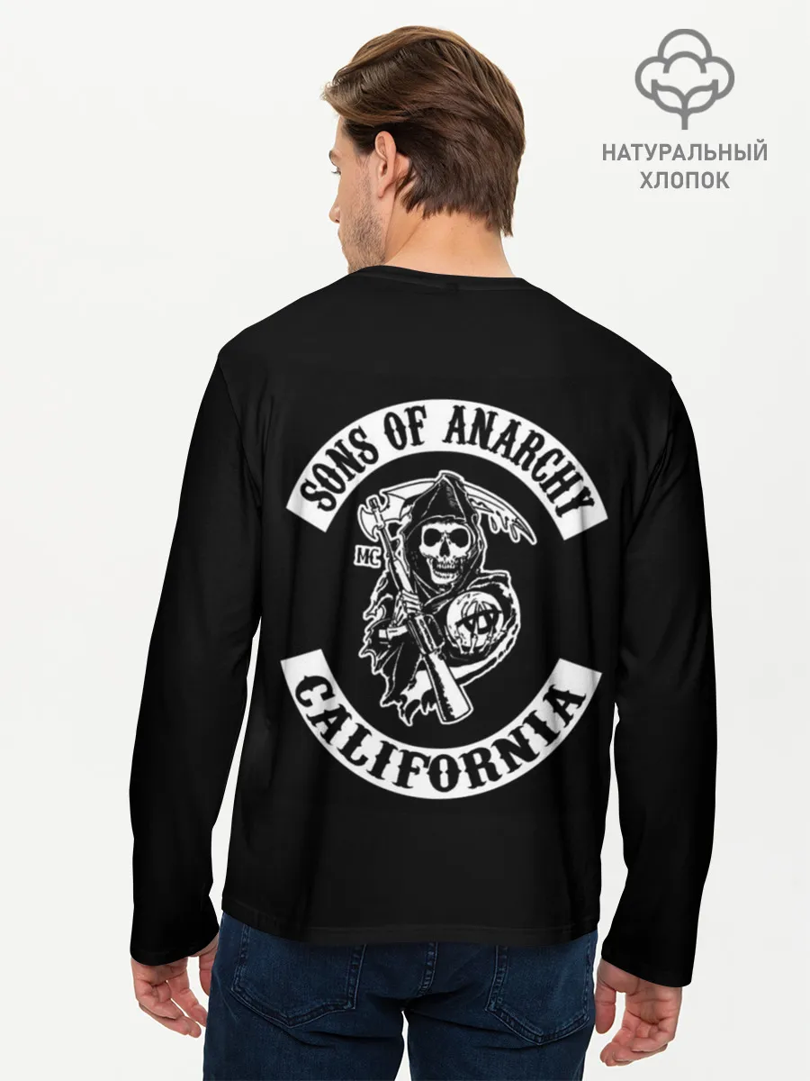 Мужской лонгслив базовый / Сыны анархии