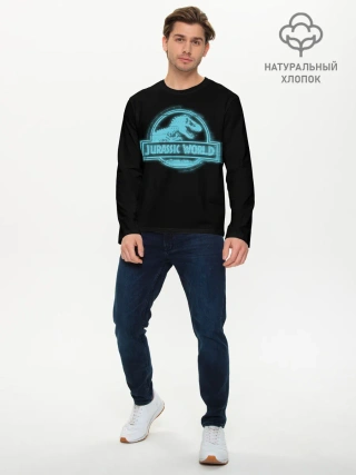 Мужской лонгслив базовый / Jurassic World
