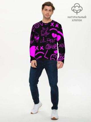 Мужской лонгслив базовый / Lil Peep