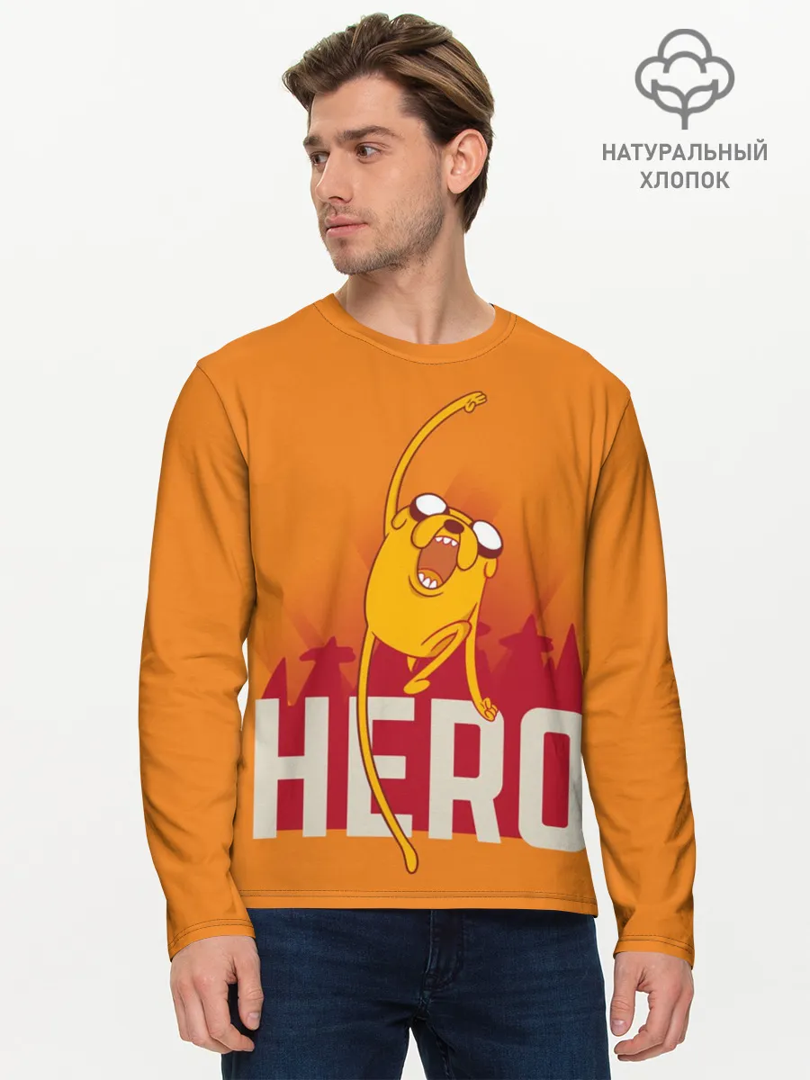 Мужской лонгслив базовый / HERO.Джейк