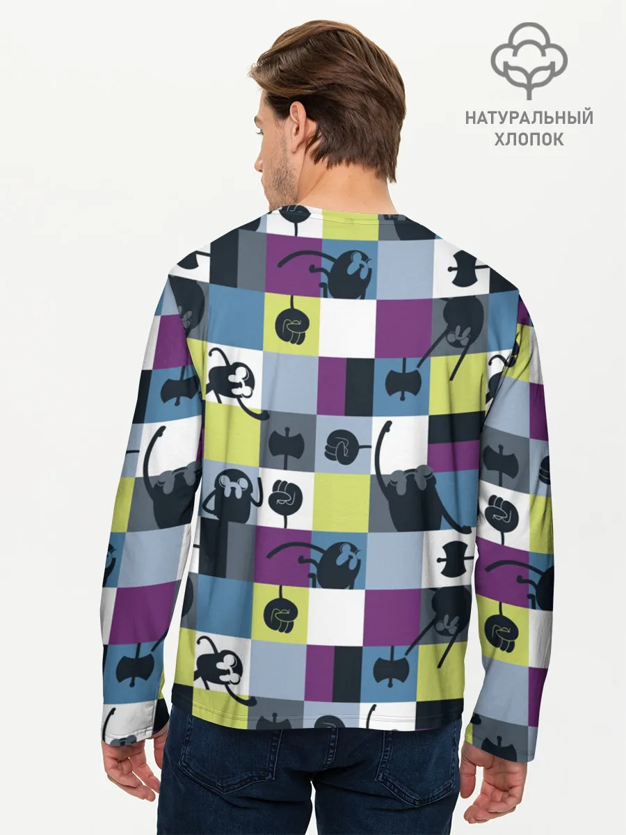 Мужской лонгслив базовый / Время приключений