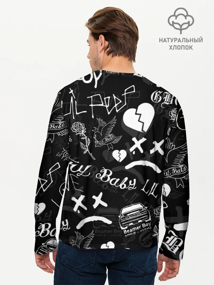 Мужской лонгслив базовый / LIL PEEP