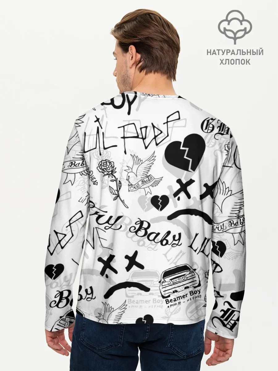 Мужской лонгслив базовый / LIL PEEP