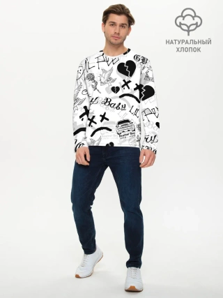 Мужской лонгслив базовый / LIL PEEP