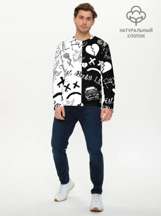 Мужской лонгслив базовый / LIL PEEP