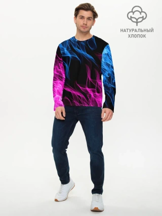 Мужской лонгслив базовый / БИТВА ОГНЕЙ