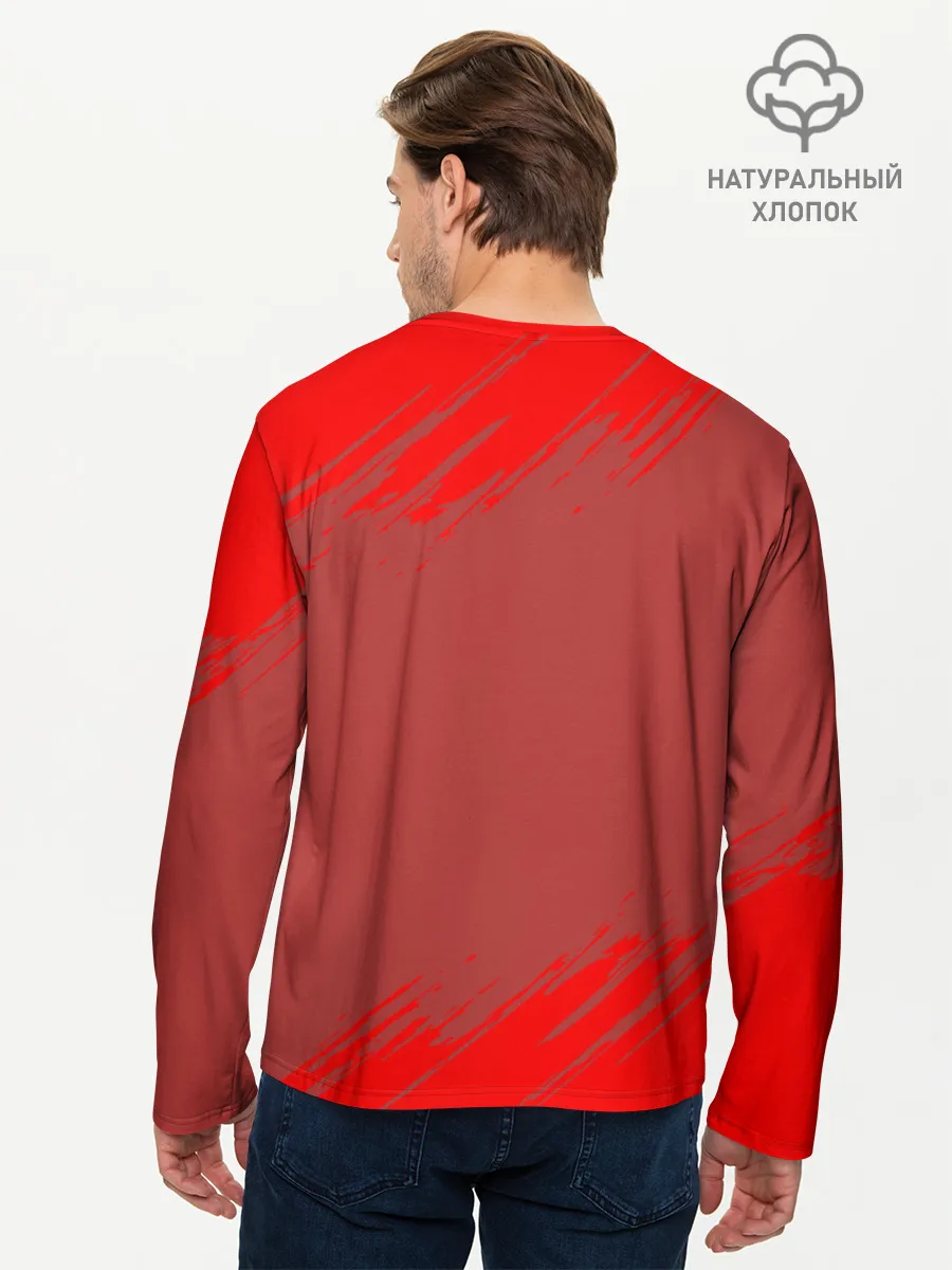 Мужской лонгслив базовый / Стальной алхимик | Обжорство