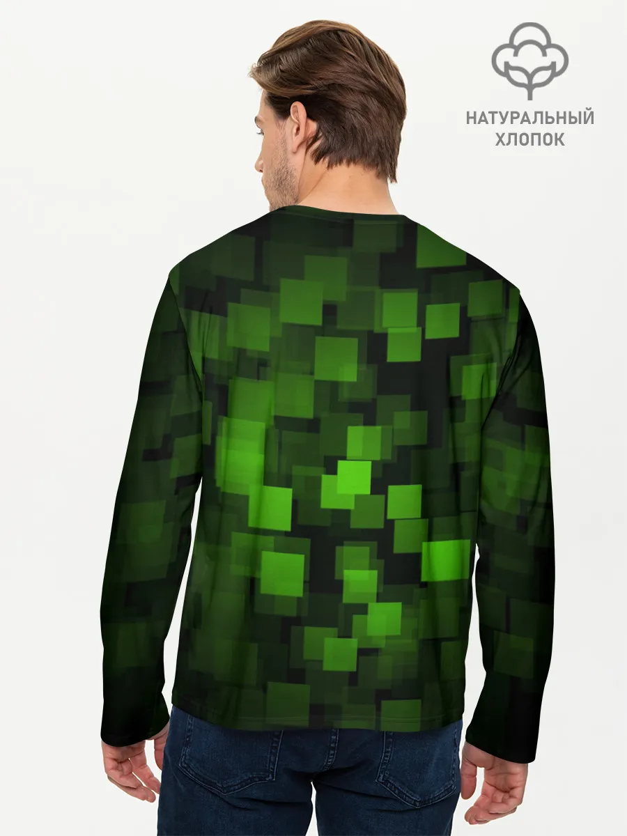 Мужской лонгслив базовый / Minecraft / Майнкрафт