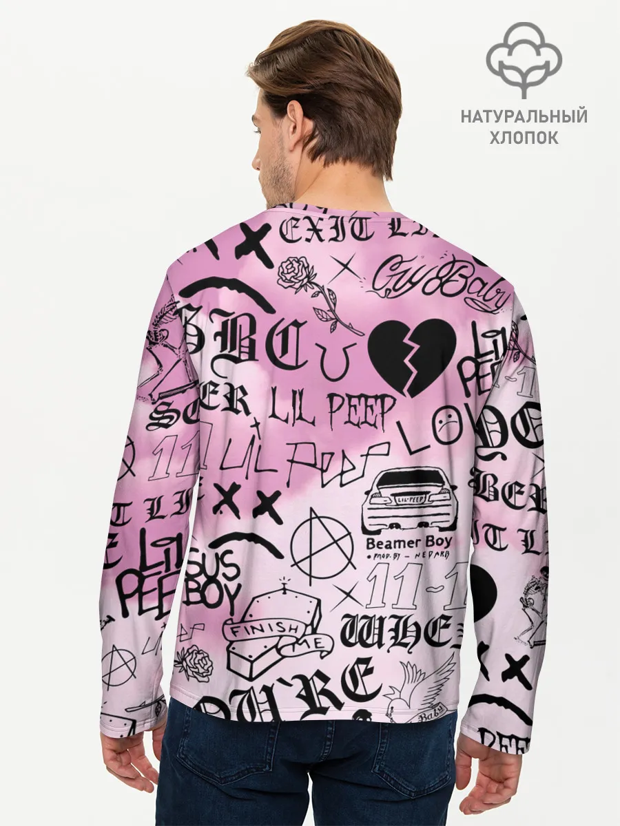 Мужской лонгслив базовый / LIL PEEP.