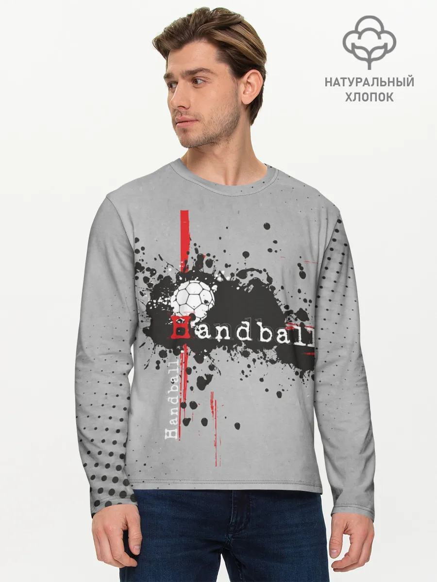 Мужской лонгслив базовый / Handball