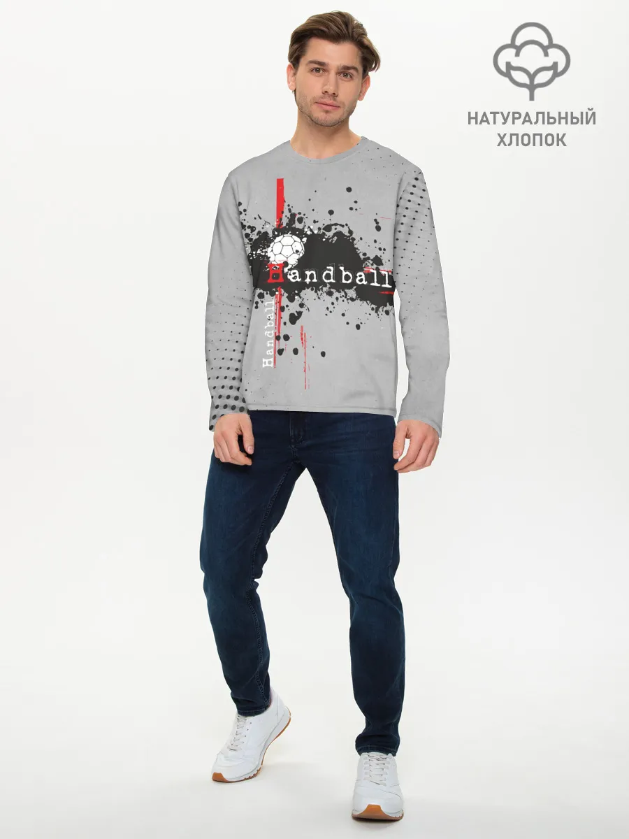 Мужской лонгслив базовый / Handball
