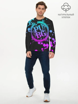 Мужской лонгслив базовый / PUBG