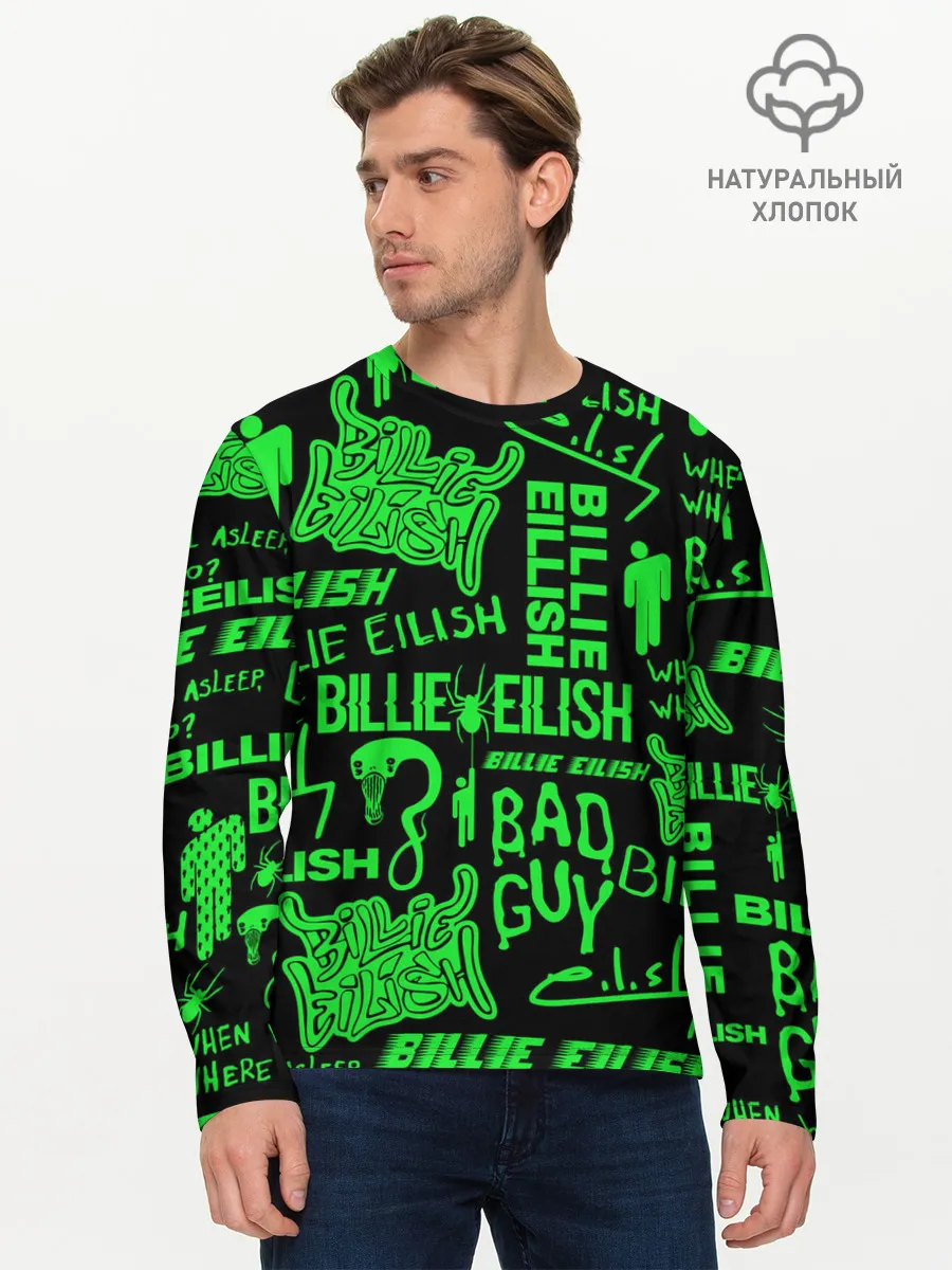 Мужской лонгслив базовый / BILLIE EILISH.