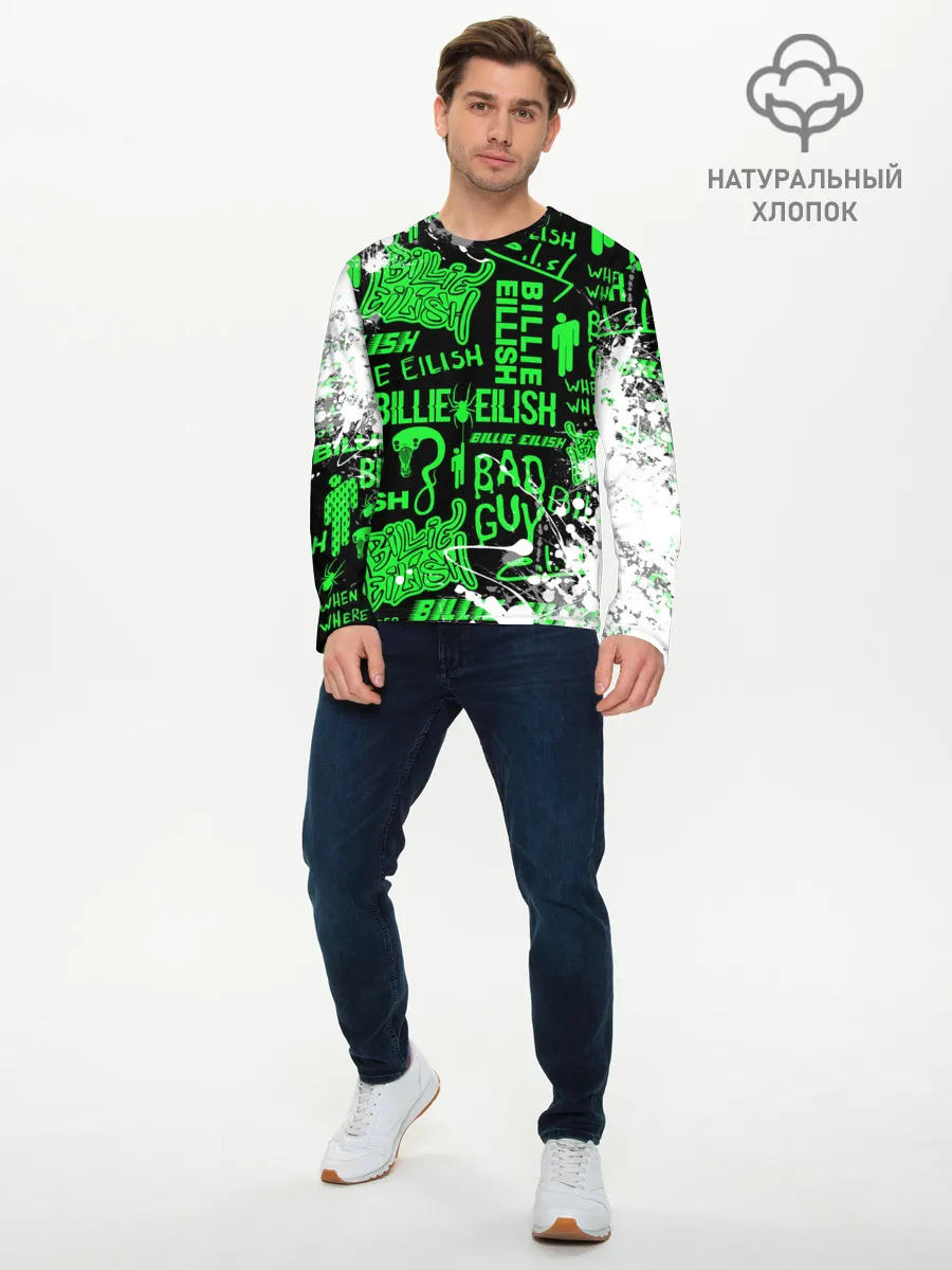 Мужской лонгслив базовый / BILLIE EILISH.