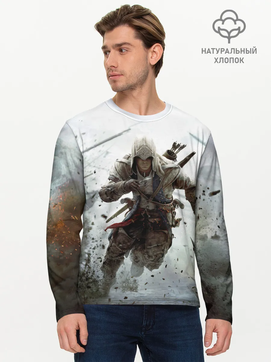 Мужской лонгслив базовый / ASSASSINS CREED
